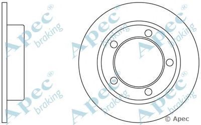 APEC BRAKING dsk768 -  Тормозной диск
